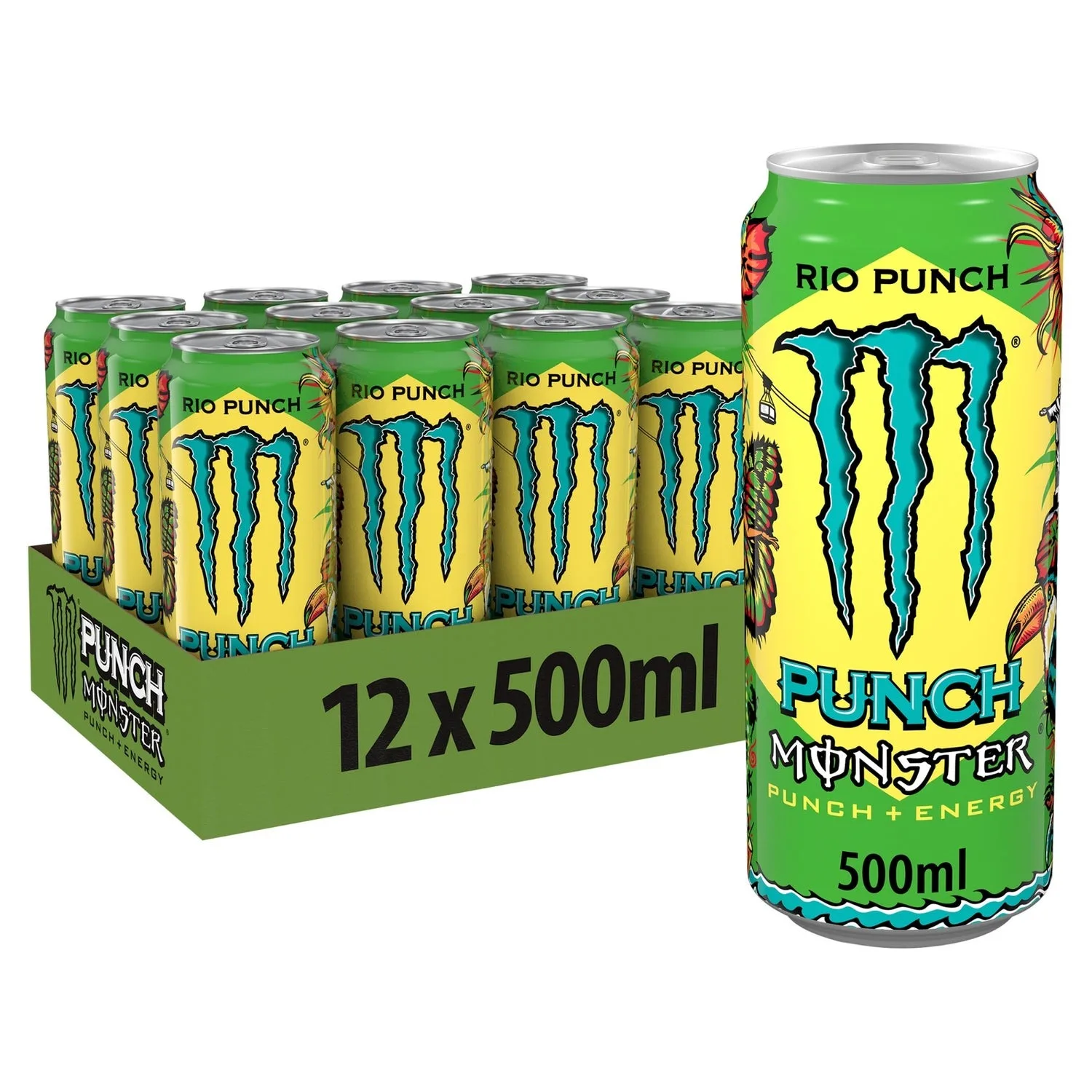 MONSTER RIO PUNCH latas 500ml- Pack 12uds