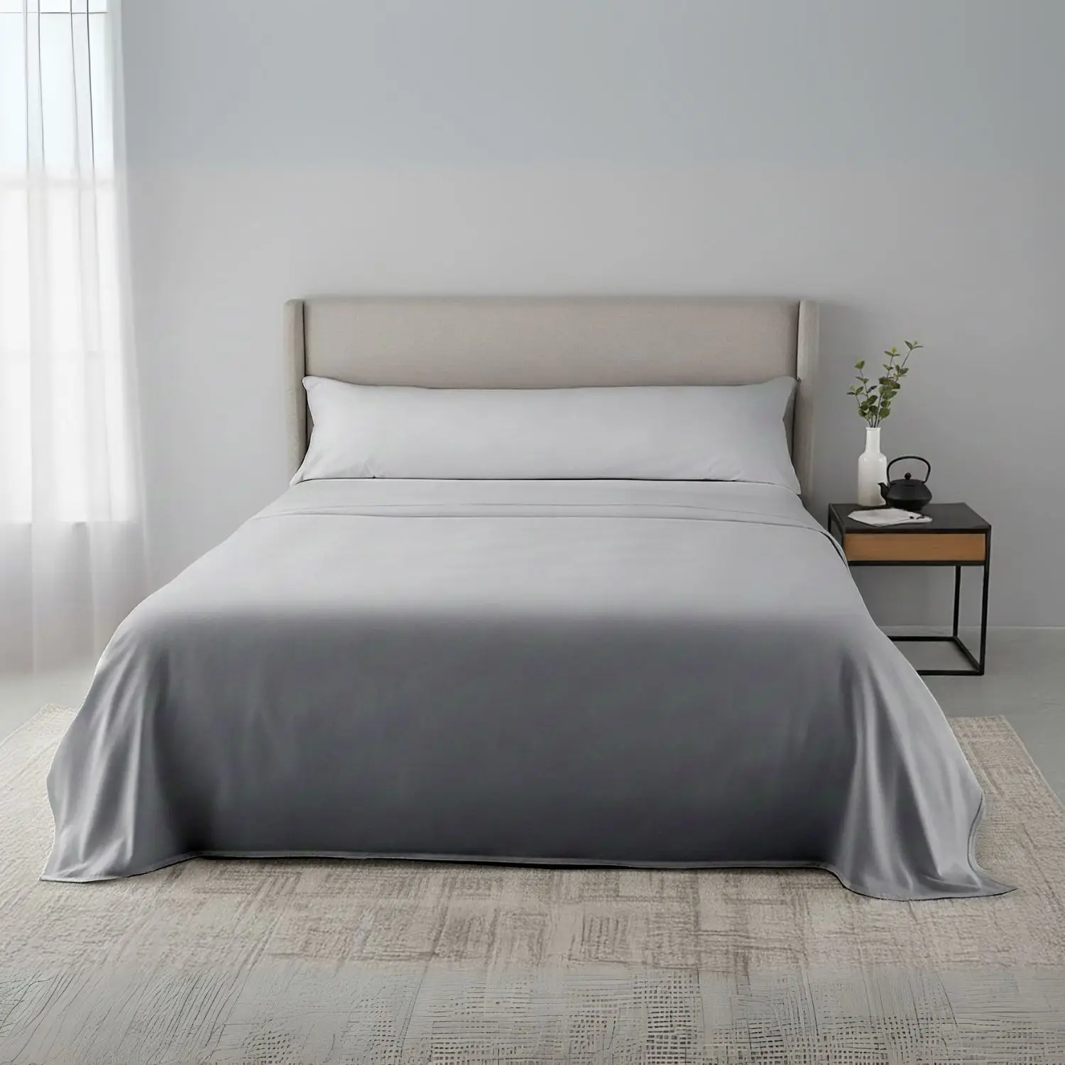 Fusionhome - Juego de Sábanas Microfibra Tacto Tela - Suavidad Extra y Antiácaros - Cama 90cm, 105cm, 135cm, 150cm y 180cm