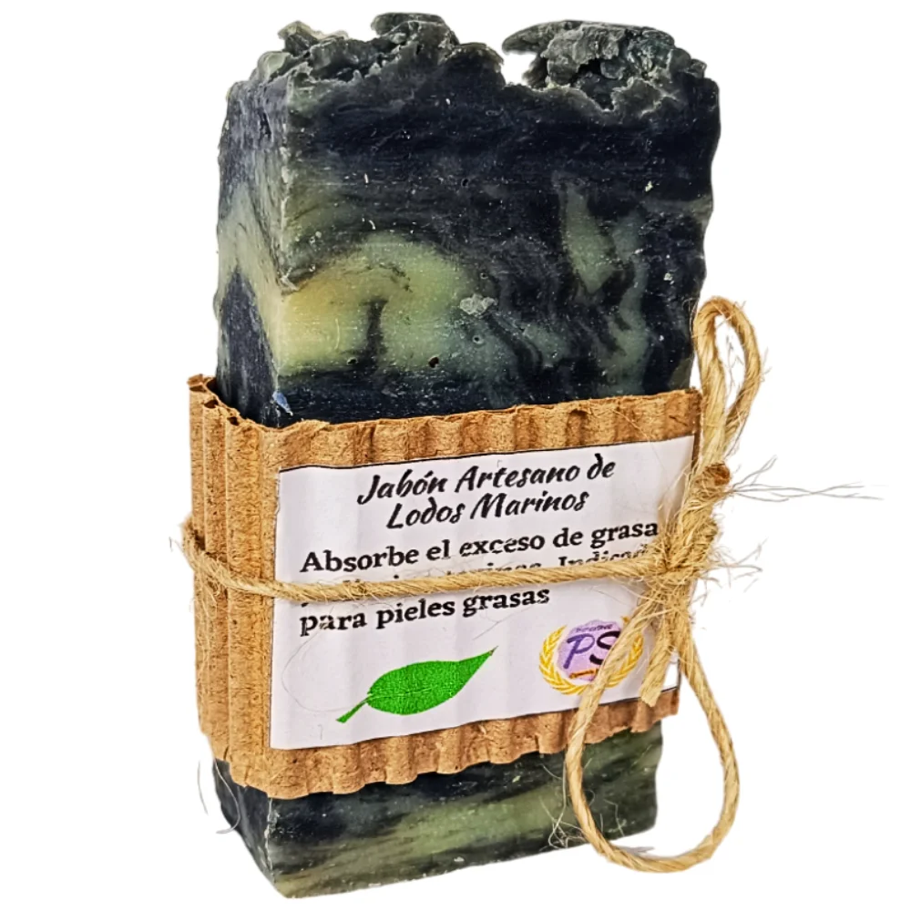 Artisan soap of marine sludge. Oily skin. Antiseptic. Impurities. Pumarshop Cinnia Natura. Craftsman. Handmade