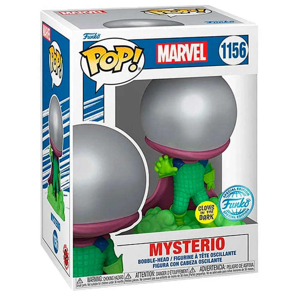 Funko Pop Marvel Comics Mysterio 66637-Figura De Vinilo Coleccionable - Idea De Regalo- Mercancia Oficial - Juguetes Para Niños Y Adultos - Movies Fans - Muñeco Para Coleccionistas Y Exposición