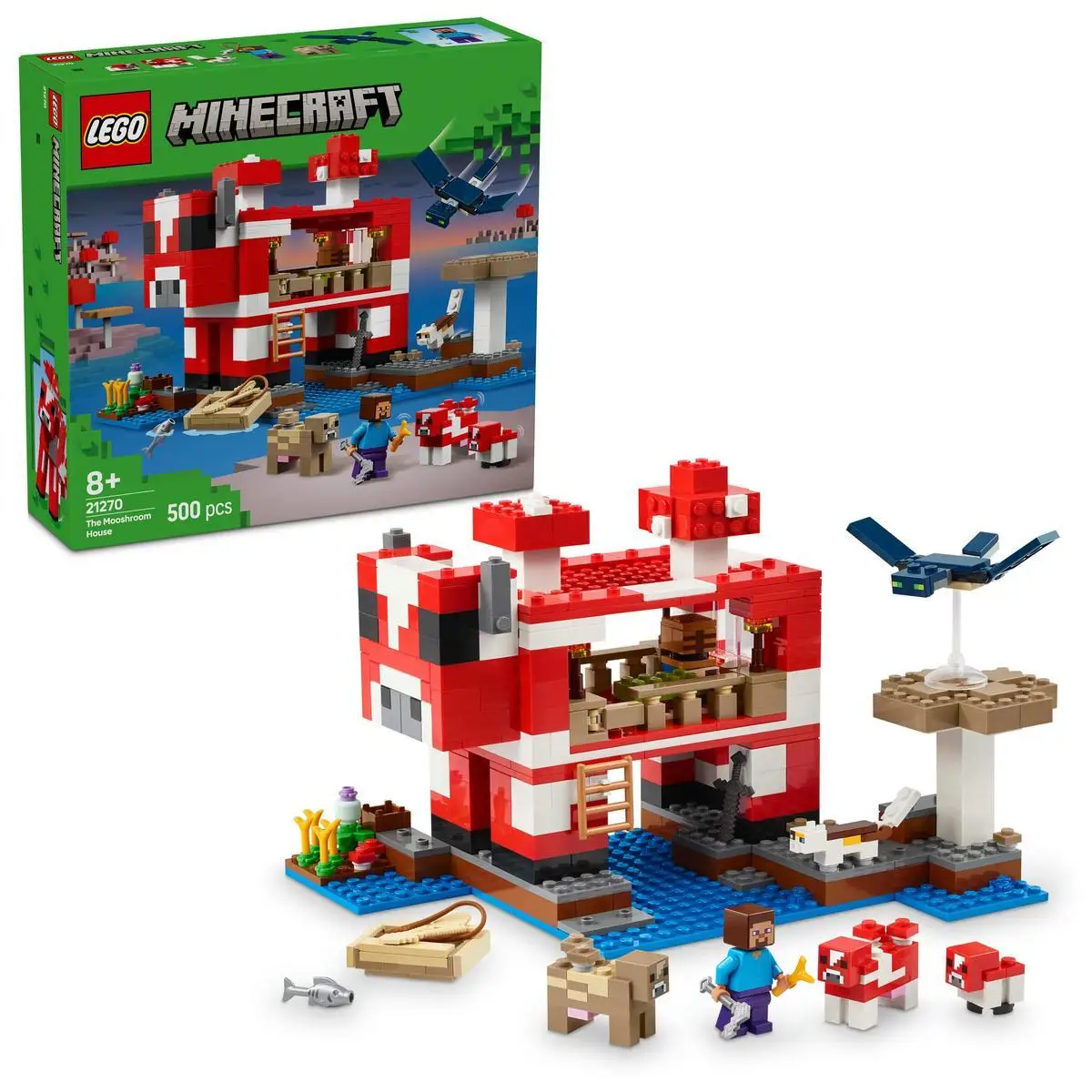 Champiñaca: La Casa de Hongos de LEGO Minecraft para Niños y Niñas que Amaron el Juego