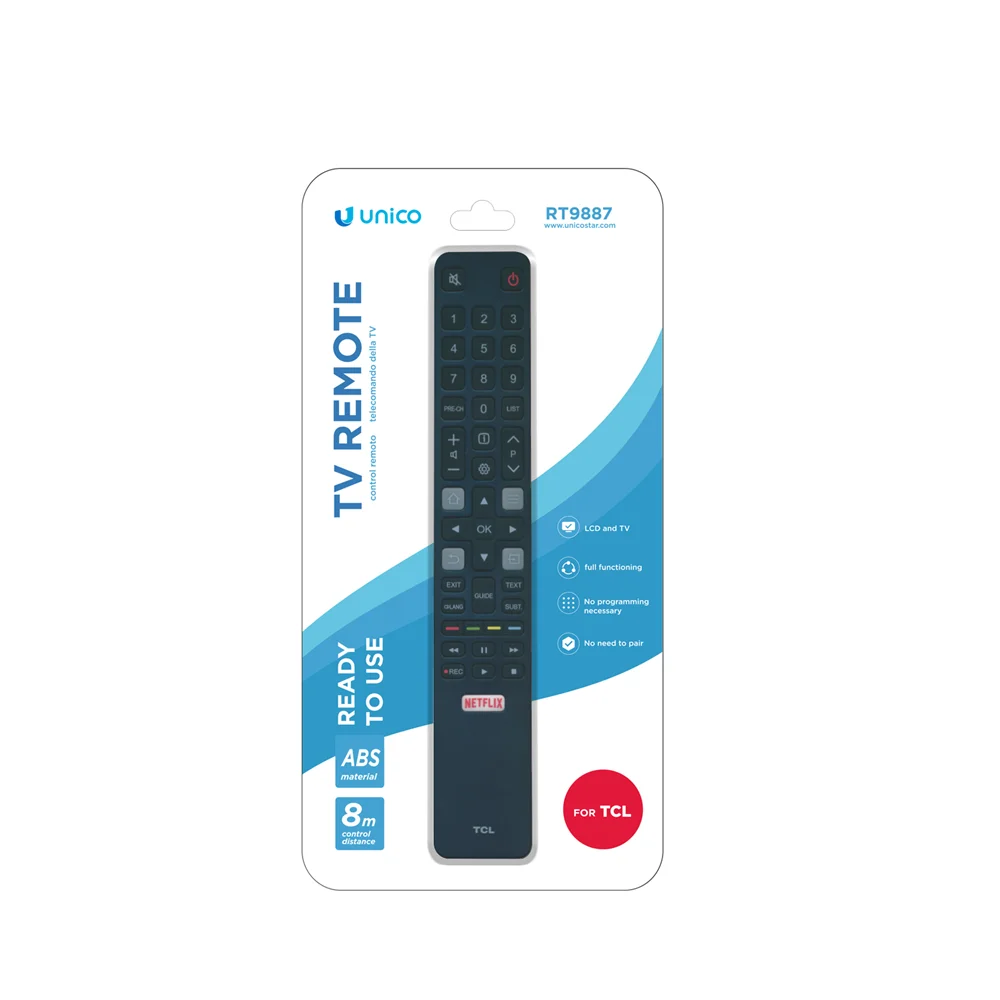 Unico RT9887 Control remoto para TVs o LCD de TCL
