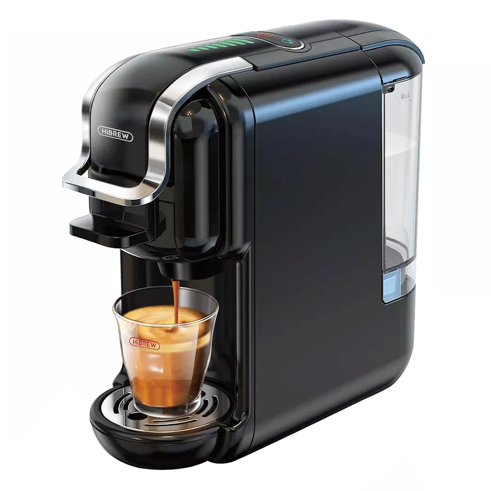 Máquina de Café HiBREW H2B 5 en 1 con Línea de Nivel de Agua, Máquina de Café de Cápsulas