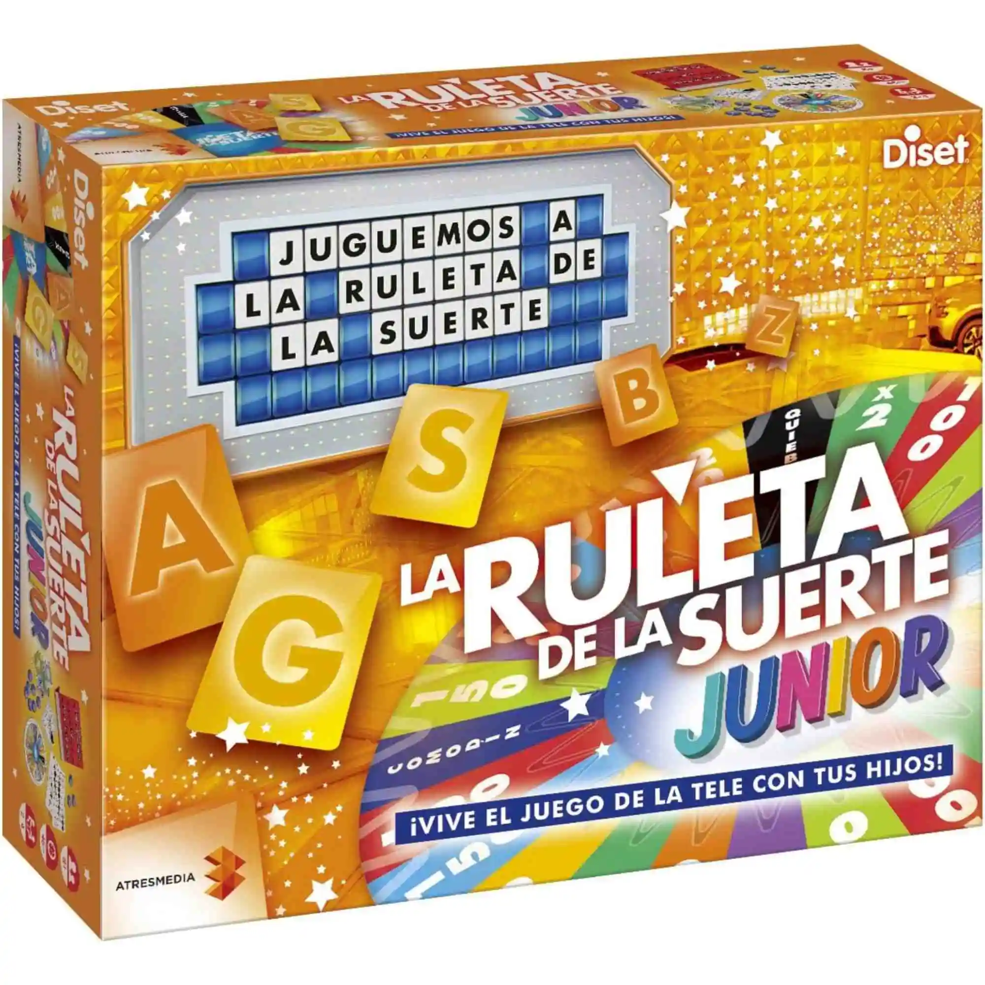 Diset Diset La Ruleta de la Suerte Junior - Juego de Mesa Infantil
