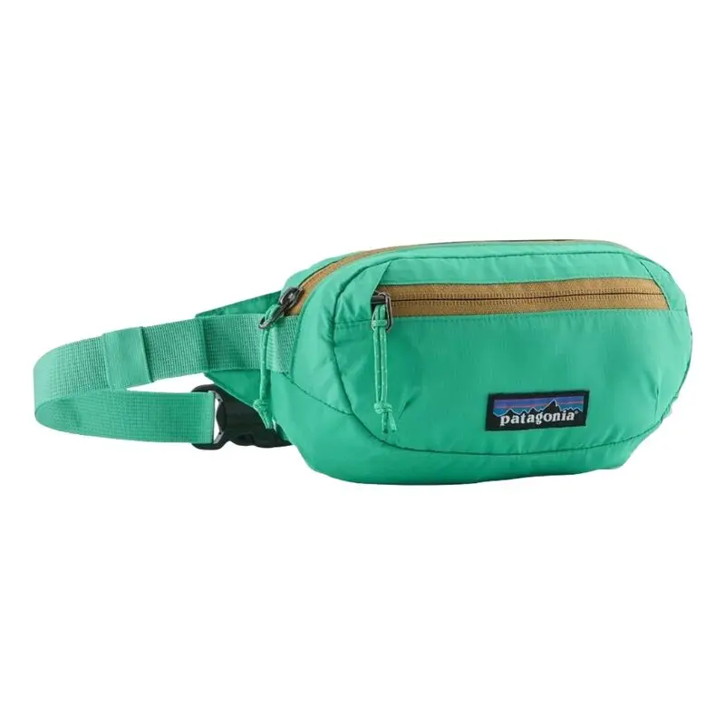 Riñonera Azul Patagonia Terravia Mini Hip Pack 1L Patchwork: Aqua Stone
