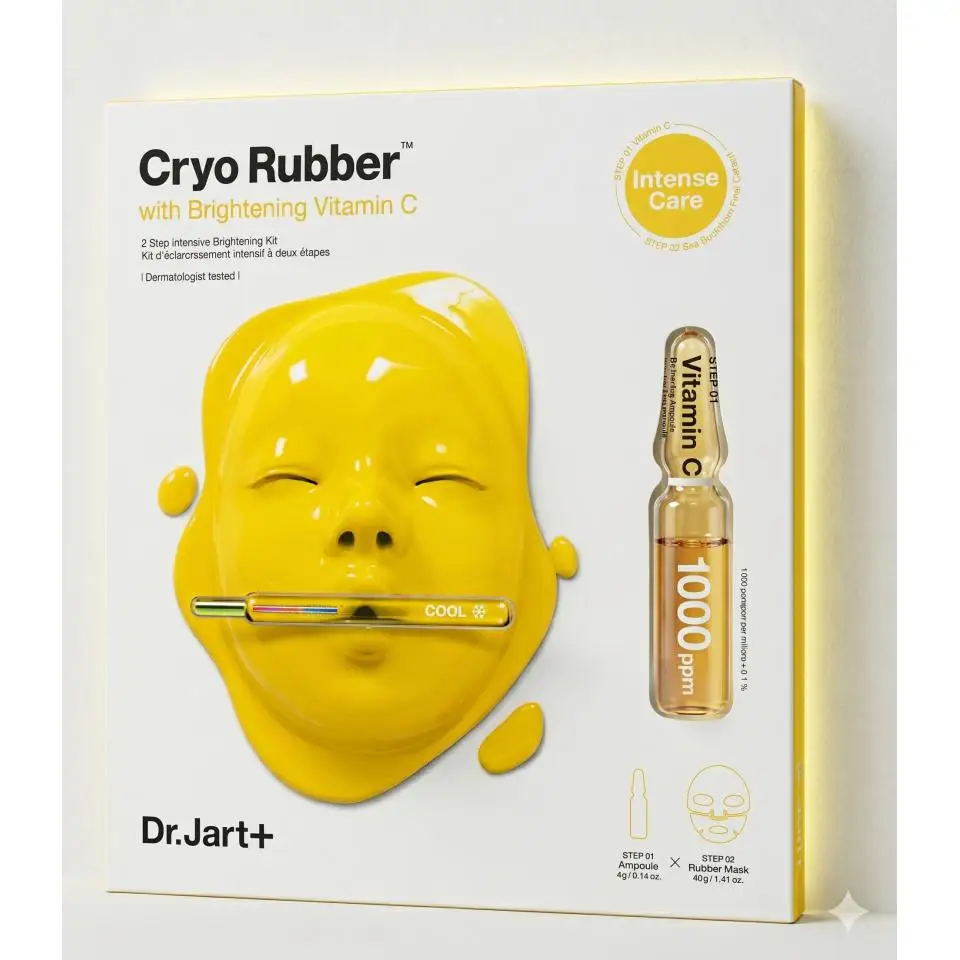 Dr.Jart+ - Mascarillas para el cuidado de la cara CRYO RUBBER BRIGHTENING VITAMIN C MASK