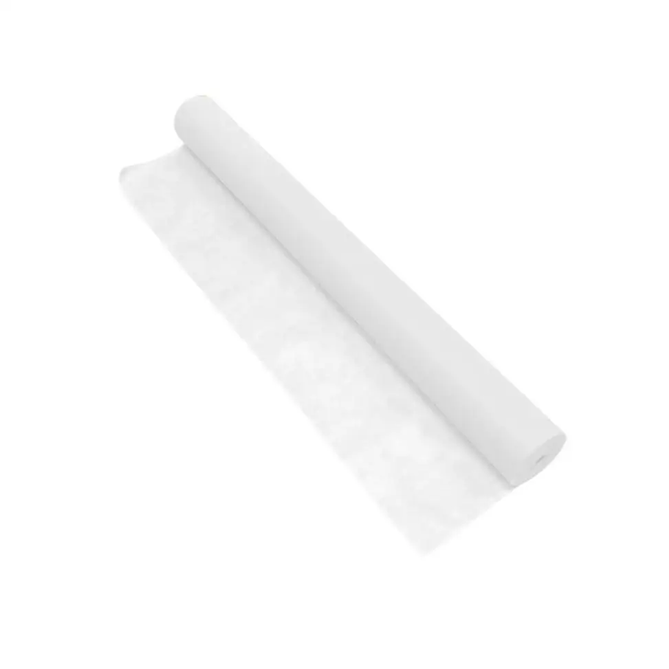 Rollo mantel Tejido No Tejido (TNT) 120x50m Blanco  precortado