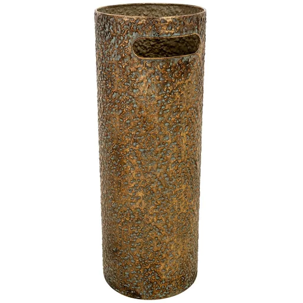 Wonderlust Deco - Paragüero de metal dorado 20.5x20.5x55h cm Dorado 20.5x20.5x55h cm
