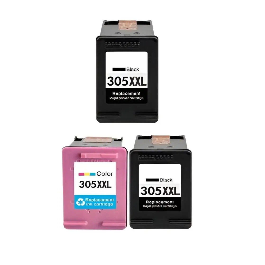 Pack 3 Cartuchos Compatibles HP 305XL Deskjet 2700-2730-4100-4134 HP ENVY 6020-6022-6030-6032-6420-6422-6430-6432 18ml