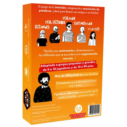 ASMODEE board game LITTLE SECRET board games 16x23x5 Cms.