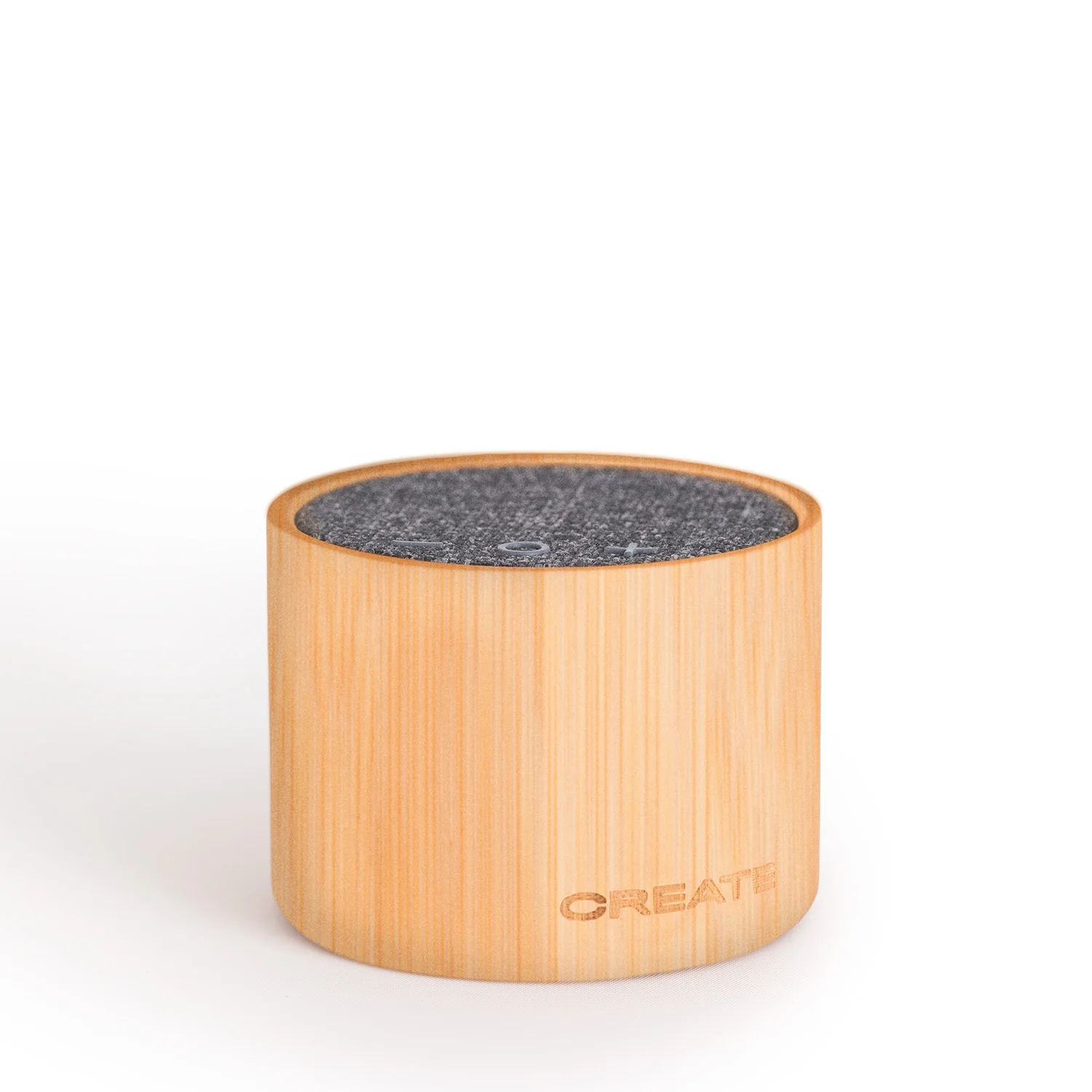 Create - bamboo bluetooth speaker, usb/jack fast charging, 5w and 900 mah battery - speaker mini bamboo