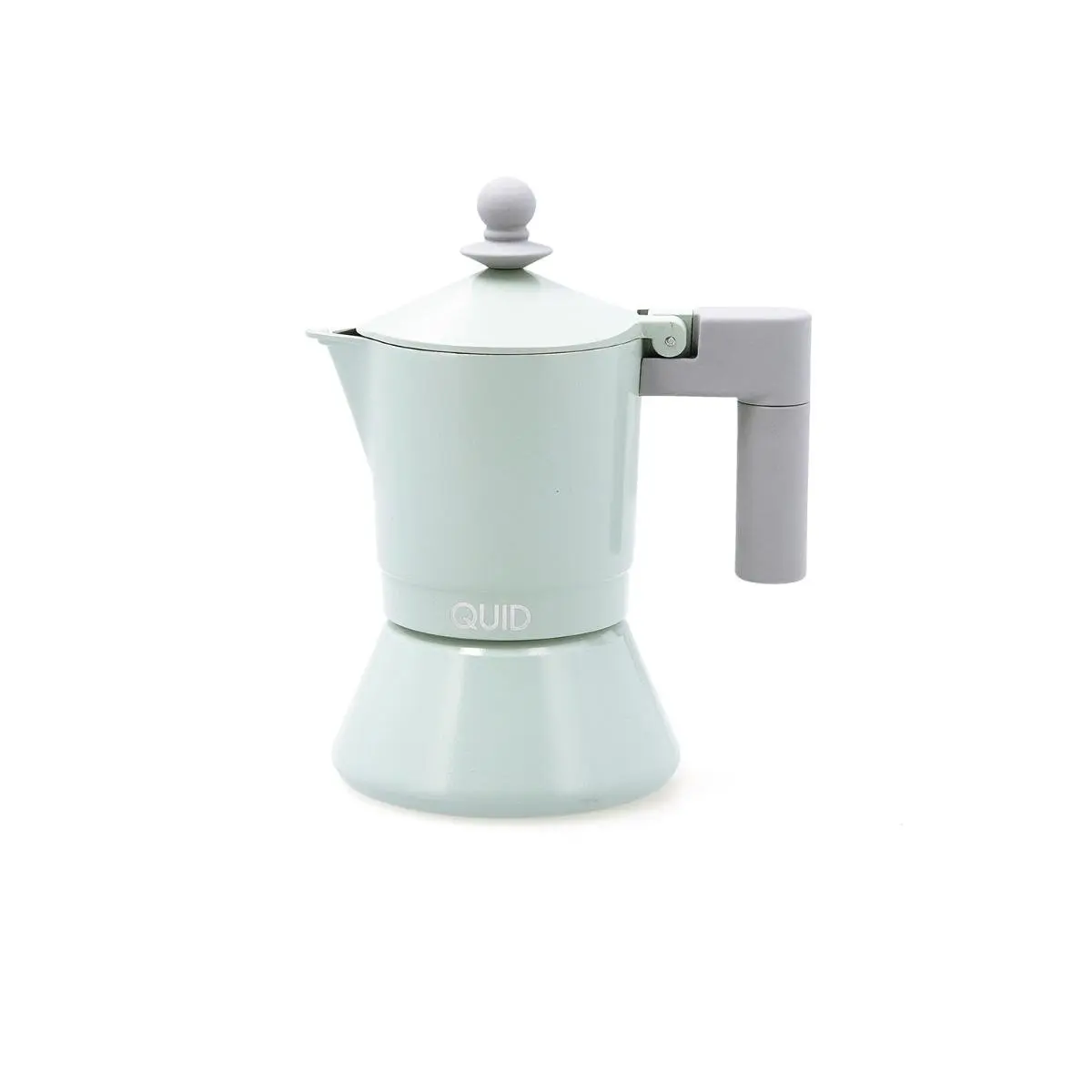 QUID OZON Cafetera Aluminio Fundido 3 TAZAS Verde