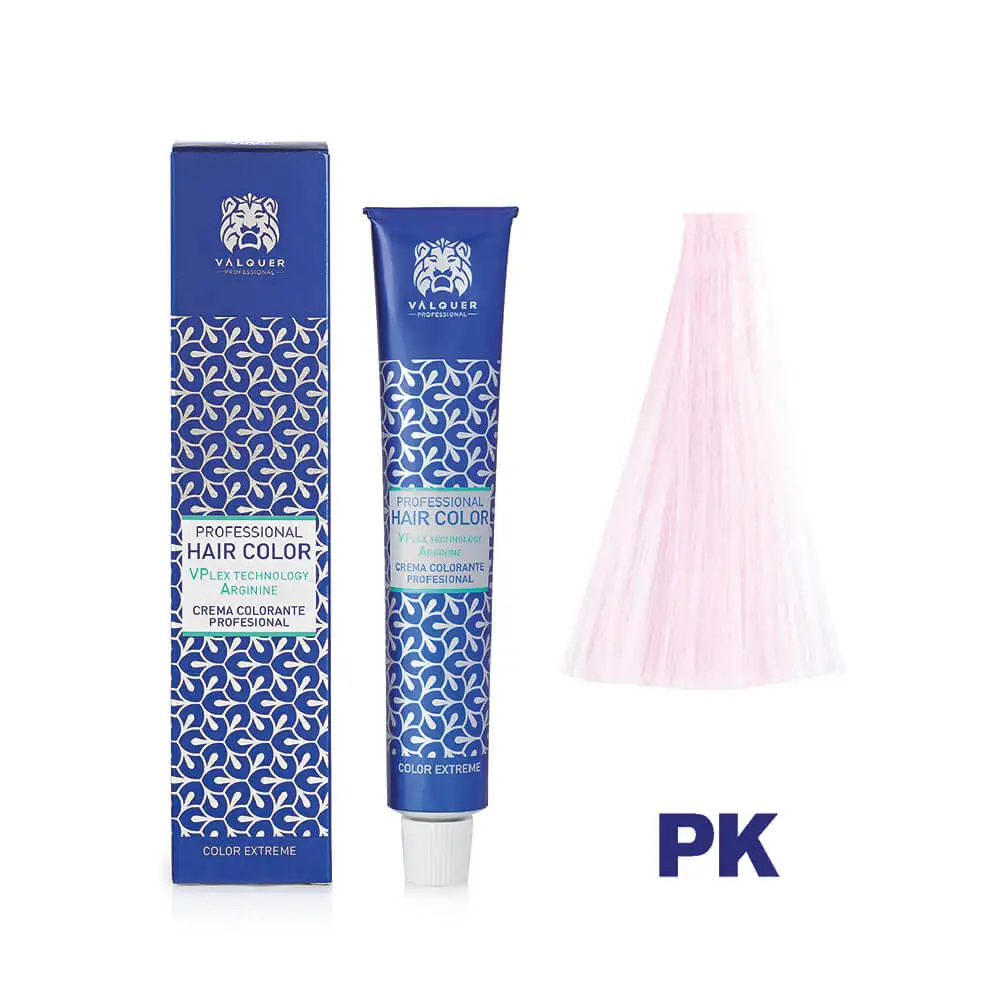 Valquer Laboratorios Pack de 3 Tintes Capilares Vplex Pink 60 Mlx3uds - Cobertura 100% y Cabello Fortalecido