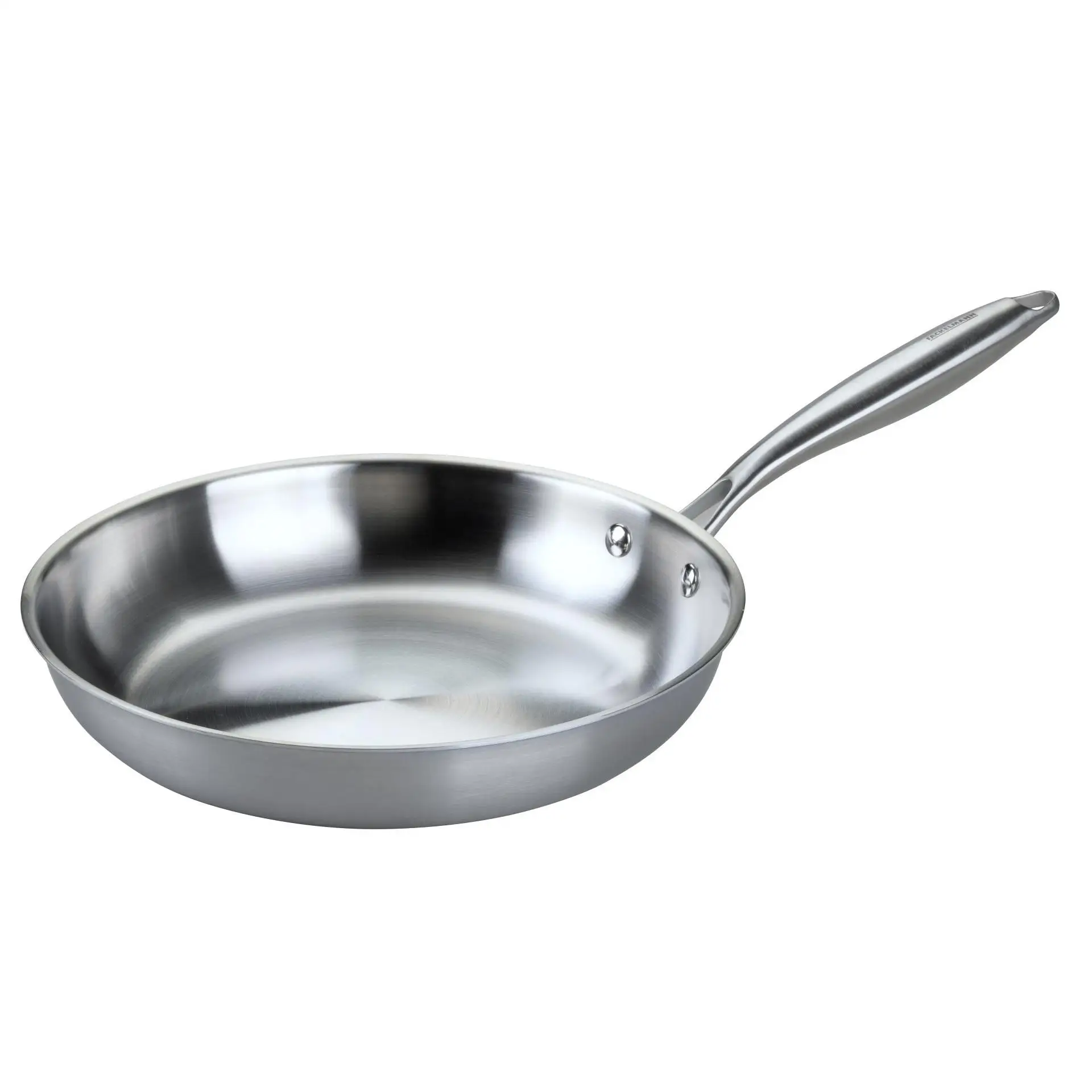 Fackelmann Vita3 Sartén Inoxidable 28 cm, Acero Inoxidable Triply con Triple Fondo Difusor, Sin Antiadherente, Sin PFA, Apta para Inducción, Gas, Vitro y Horno, Sellado Perfecto, Lavavajillas