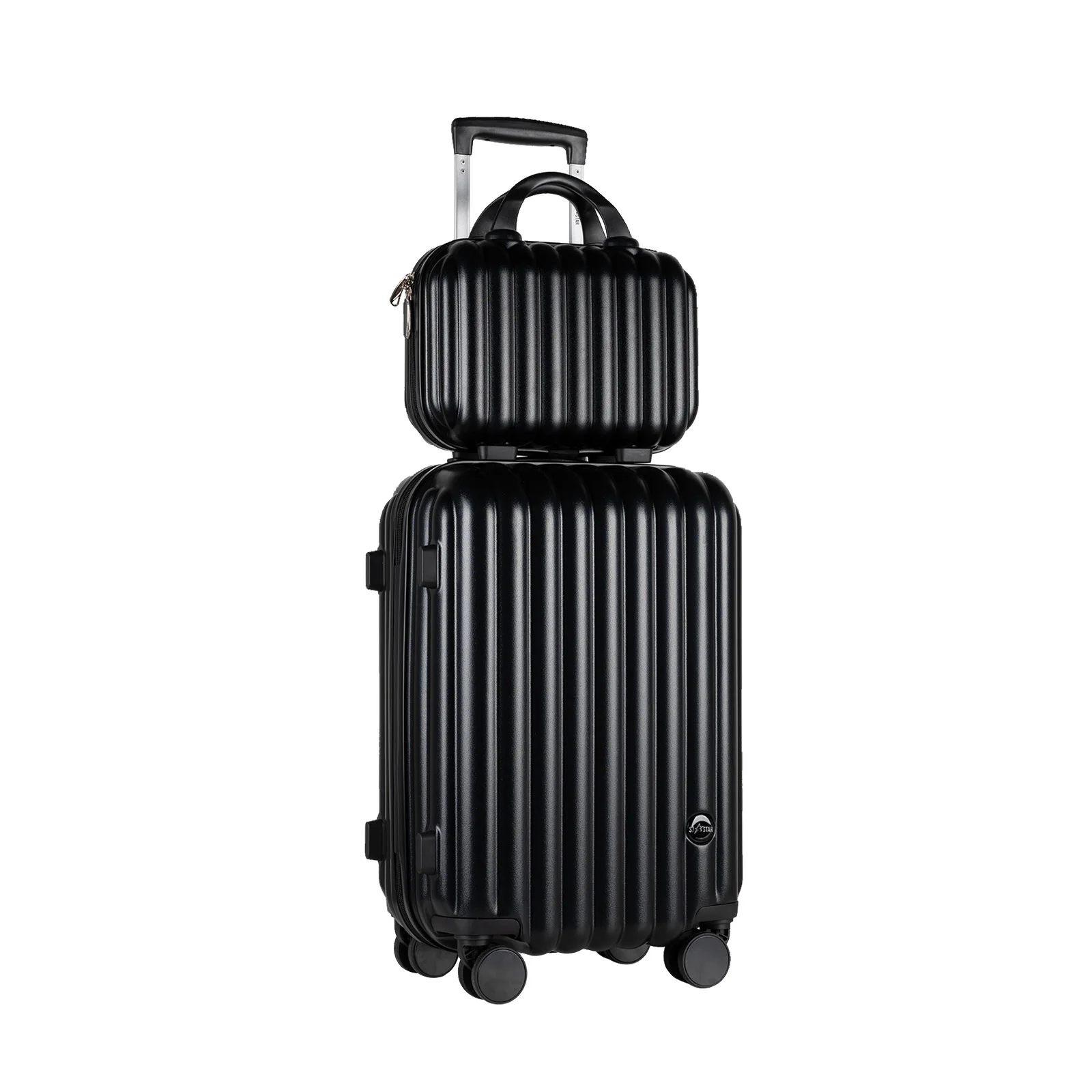 S7 STAR Juego de 2 maletas de viaje, Báscula de equipaje, Carcasa Ligera de PC, Asa con bloqueo a 3 alturas,Maleta… — oferta en AliExpress