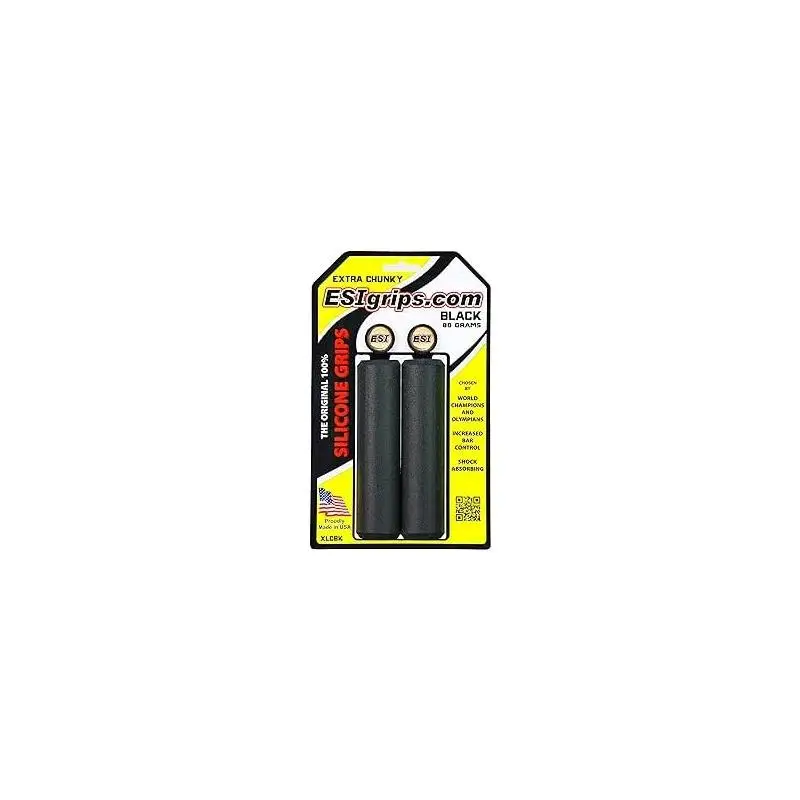 EsiGrips Puños Extra Chunky Negro EsiGrips Puños Extra Chunky Negro ESIGRIPS   de ciclismo para bicicleta