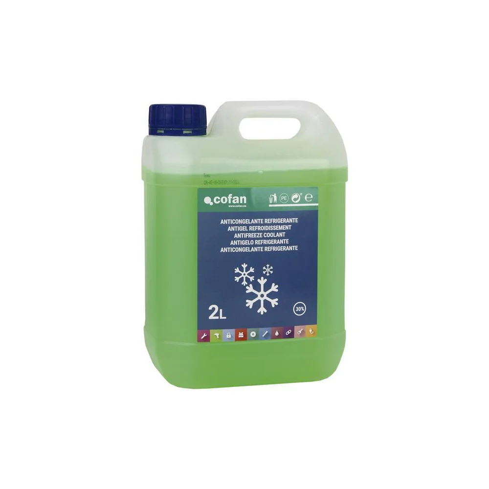 Anticongelante Refrigerante 30% Cofan | Protección Base, Anticorrosivo, Congelación/Recalentamiento
