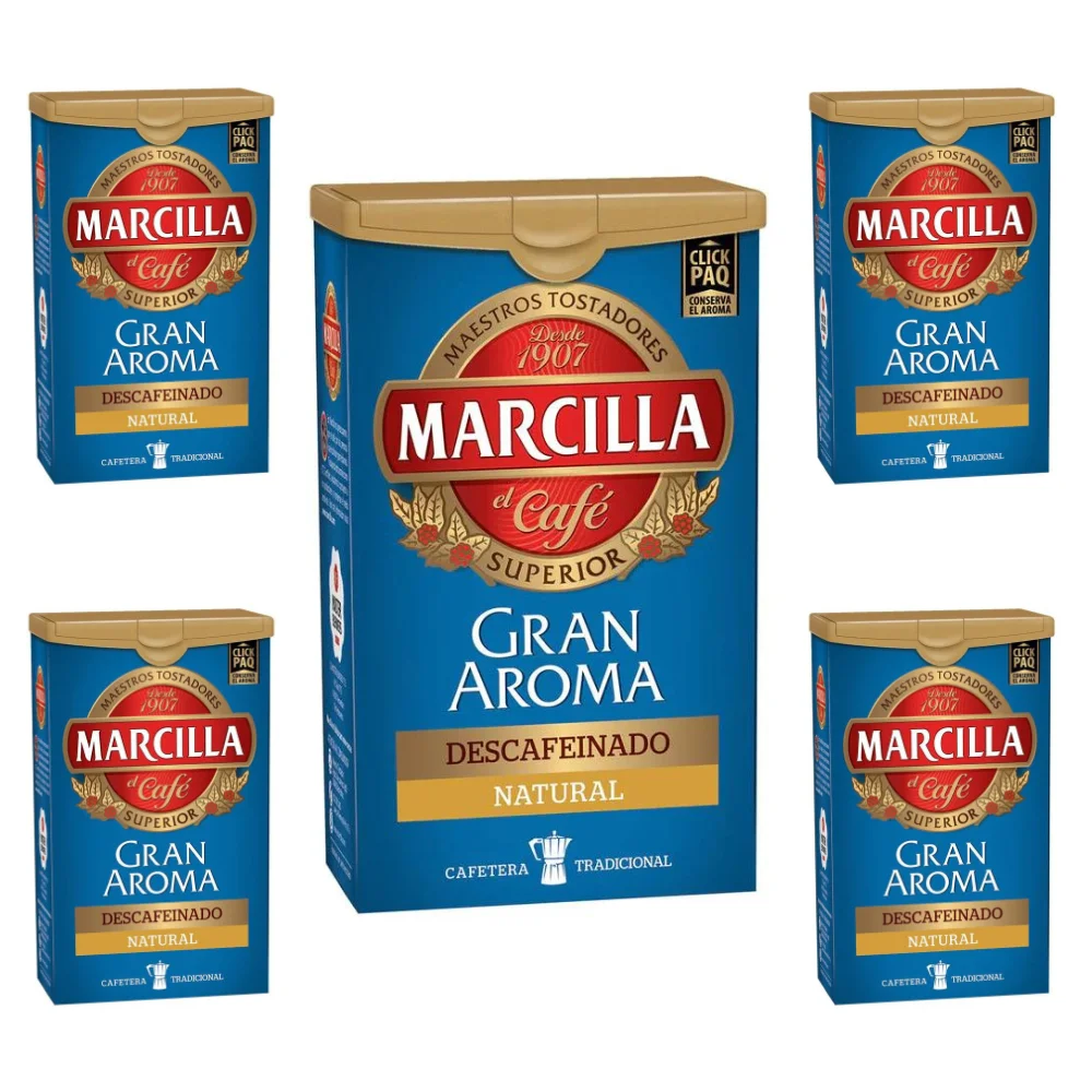 Pack de 5 Marcilla molido Colombia , 200 gramos
