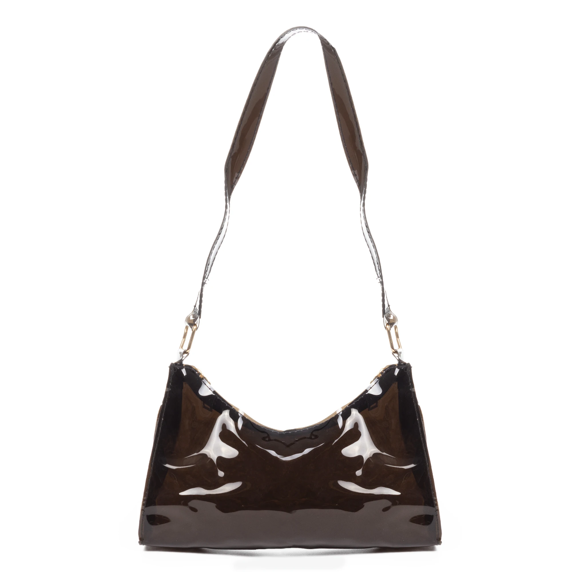 Iria Quintana. Zeri transparent PVC shoulder bag.