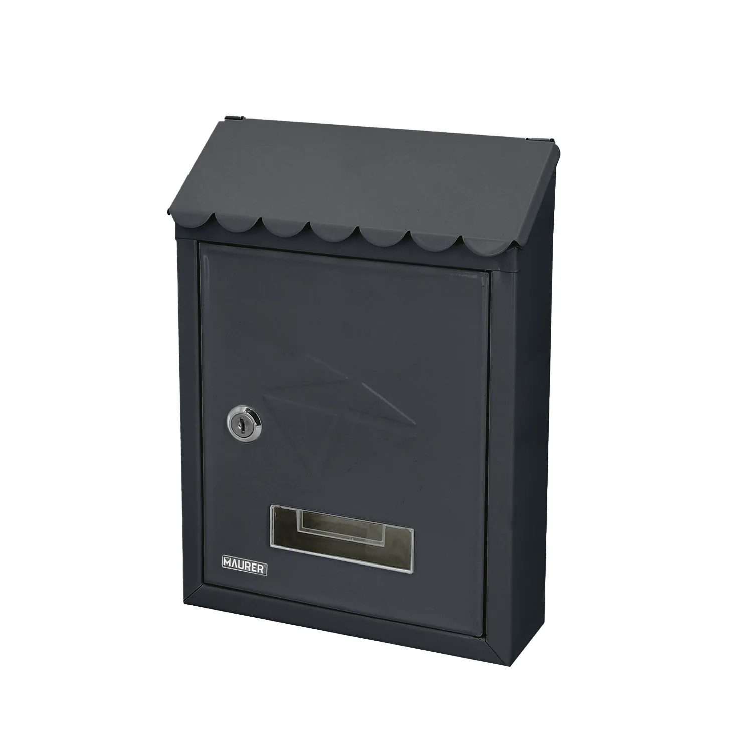 SANCO STORE - MAURER Buzón Maurer Exterior 21x30x6,8 cm. Negro