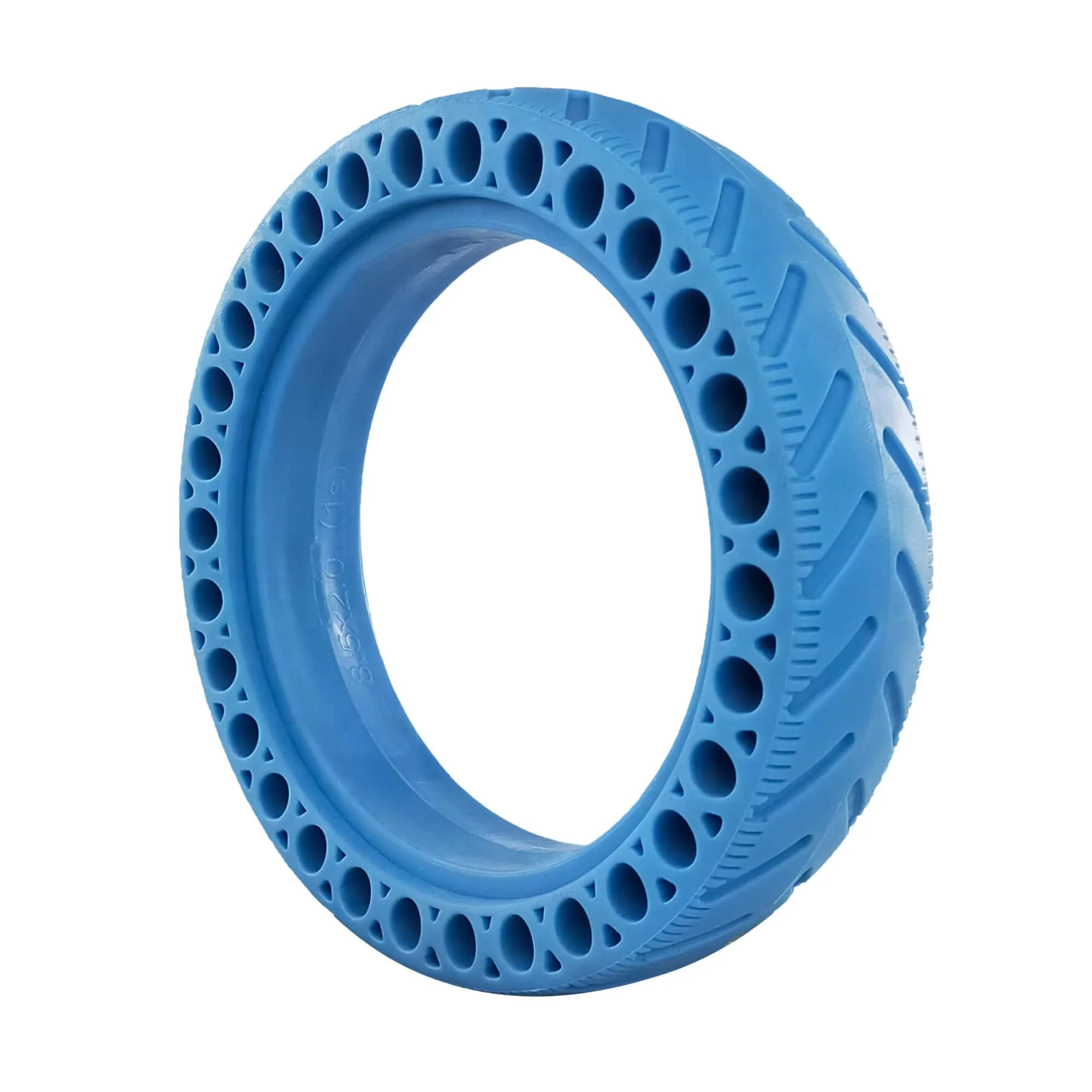 Neumático Macizo Anti-pinchazo 8,5"x2 AZUL - Recambio en Caucho para Patinete Eléctrico - Compatible con Xiaomi 365 y Modelos ZWheel