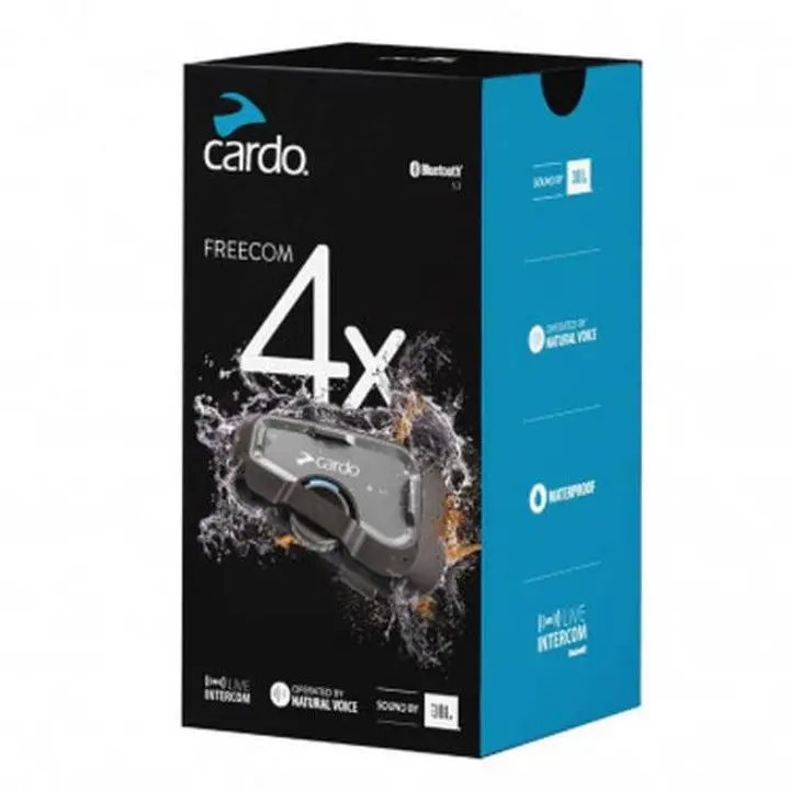 Casco Moto Intercomunicador Cardo Freecom 4x Duo Negro Unica Negro Unica