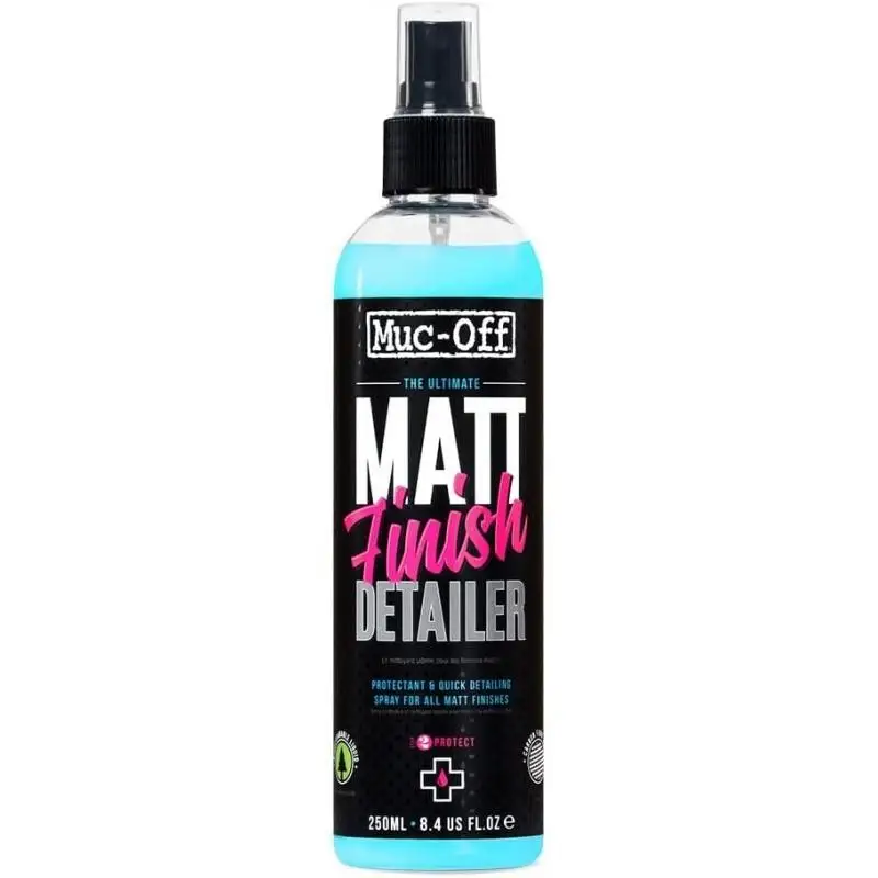 Muc-Off Matt Finish Detailer 250ml - Protección Sin Rayas para Superficies Mate