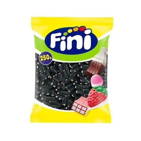 FINI CARTUCHERAS REGALIZ  bolsa 250u gominolas de calidad y sabor Fini  aproxi 1.67kg