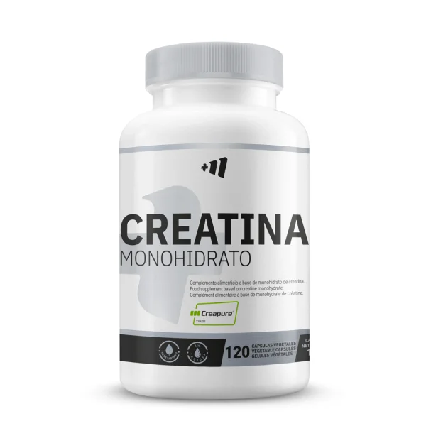 Creatina Monohidrato (Creapure®) - 120 Cápsulas Vegetales MM Supplements