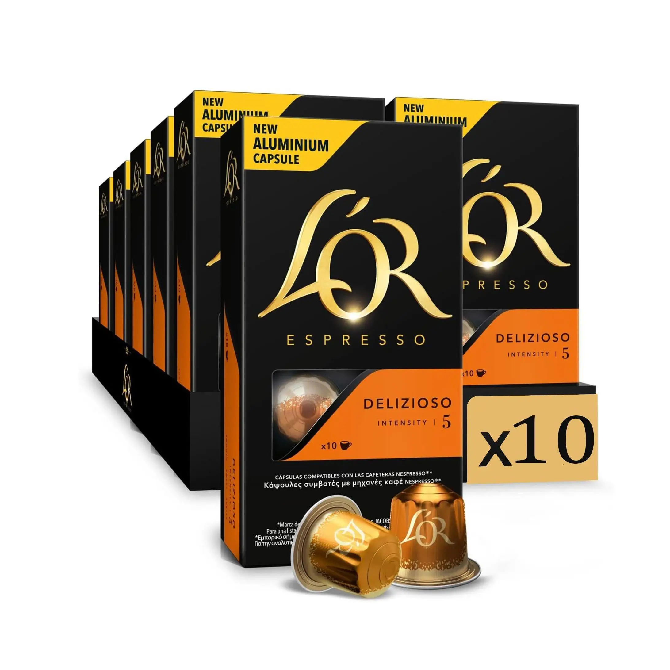 Pack de 10 - CAFE L`OR CAPSULAS DELIZIOSO 10 UND 52 G