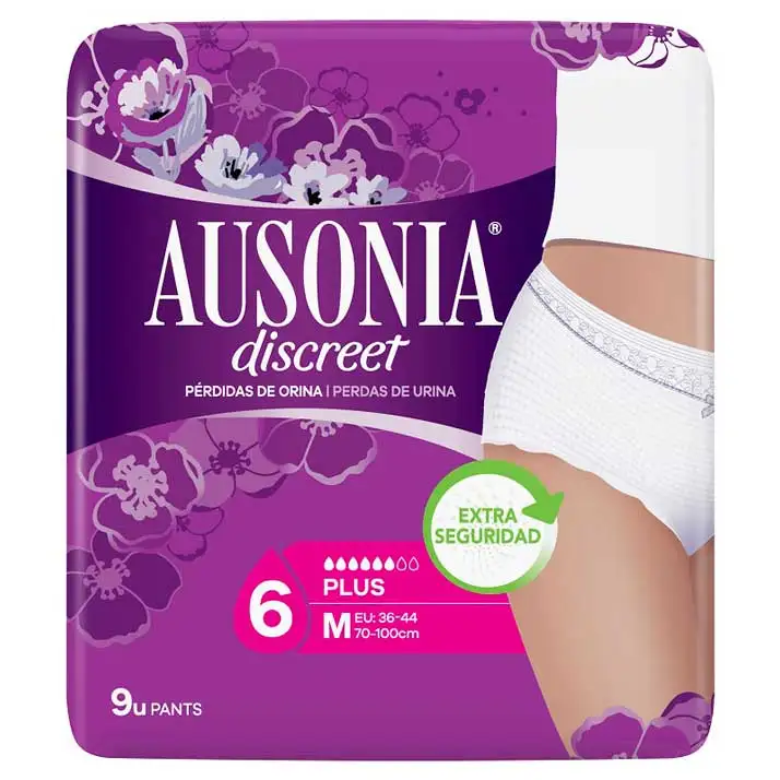 Compresas Ausonia para Pérdidas de Orina con Tecnología Odorlock y Doble Barrera
