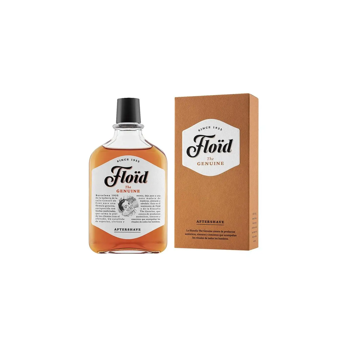 Floid aftershave the genuine vigoroso with natural extracts of rosemary and lavender