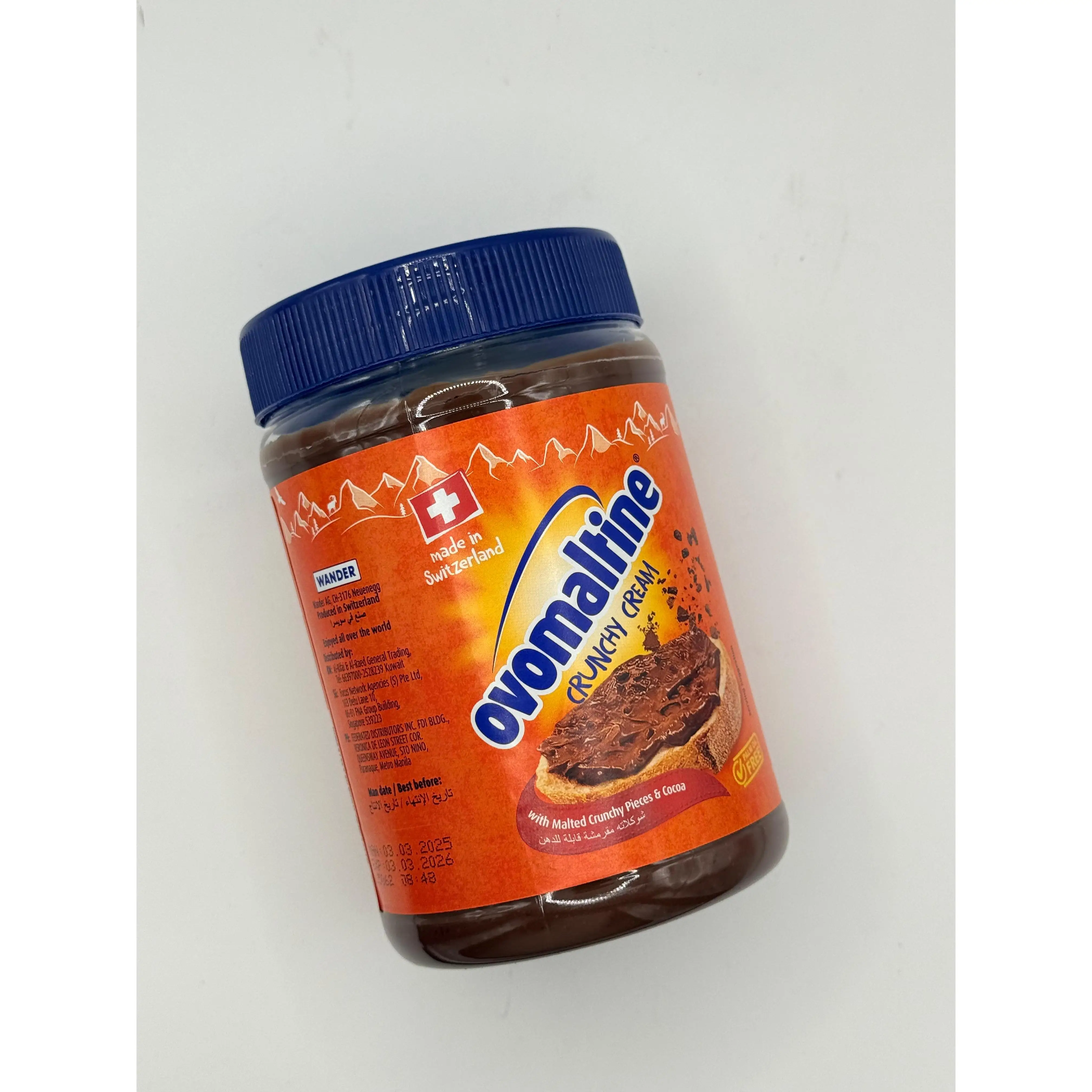 Ovomaltine cream jar 680 g. (special for athletes)