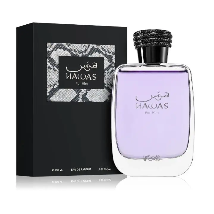 Rasasi Hawas for Him Eau de Parfum | Perfume Masculino Fresco, Dulce y Acuático