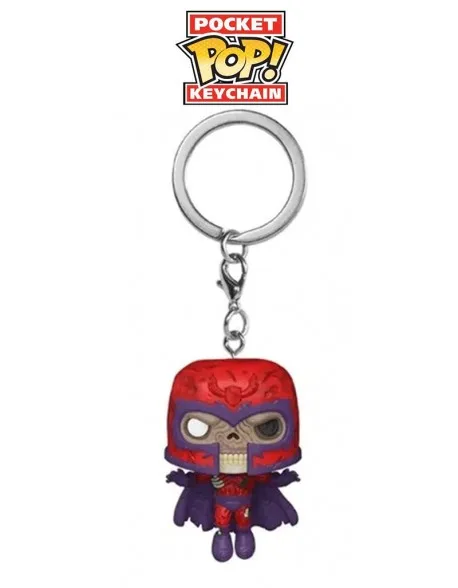 Funko Pocket Pop keychain Zombie Magneto collectibles games PVC 4cm