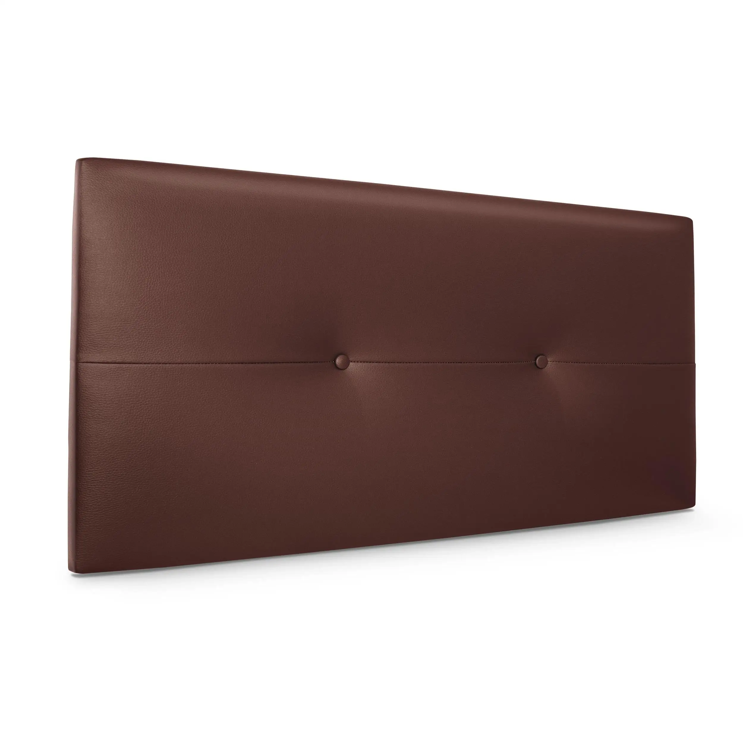 DHOME Cabecero de Polipiel o Tela AQUALINE Pro cabeceros Cabezal tapizado Cama Lujo (Chocolate Polipiel)