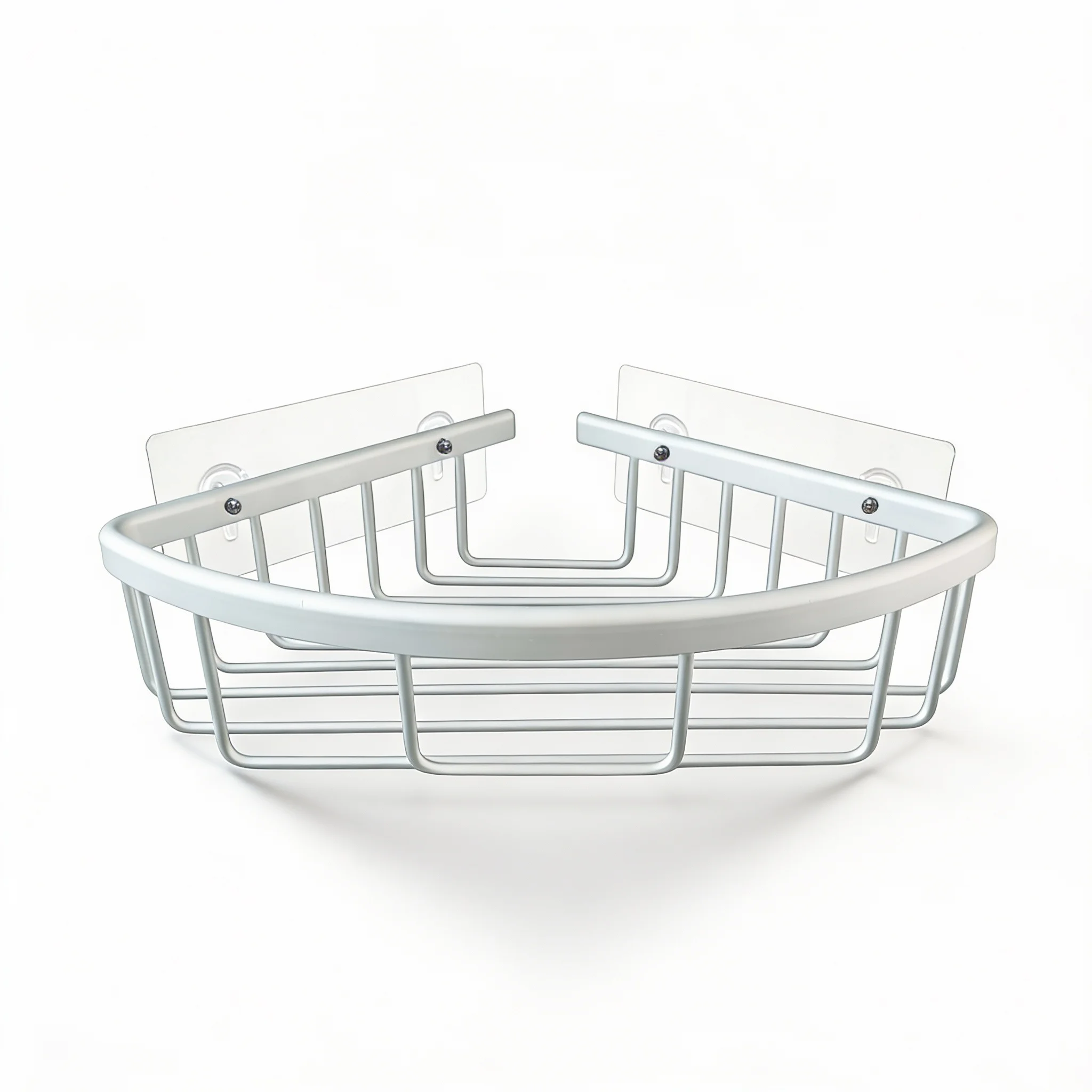 SODANY Estantería Rinconera de Baño Aluminio Sin Agujeros Organizador de Ducha Adhesivo Resistente y Elegante Carga 5kg