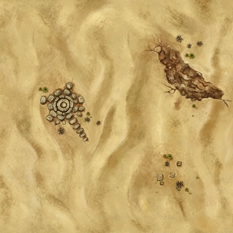 Desert mat-Model B - Draco Ideas - perfect for your board games