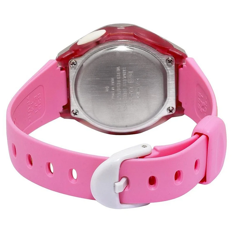 Casio lw-200-4bvdf girl's watch pink