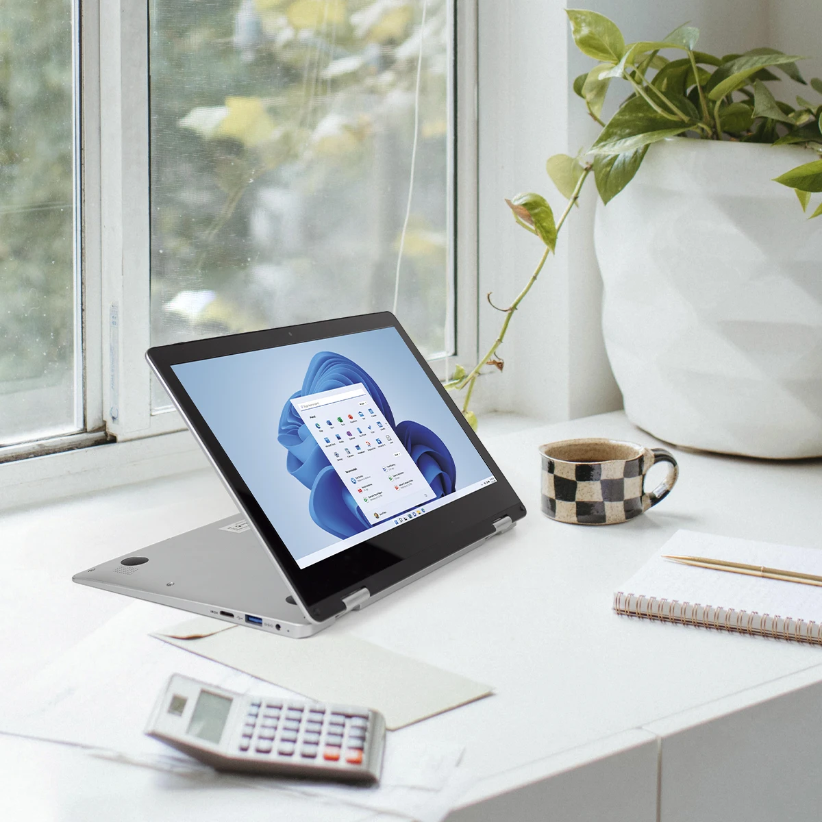 Laptop Flex Pro Convertible touch screen 11.6 '', Windows 11 Home, Intel Celeron N4020, memory 4 GB/128 GB PRIXTON