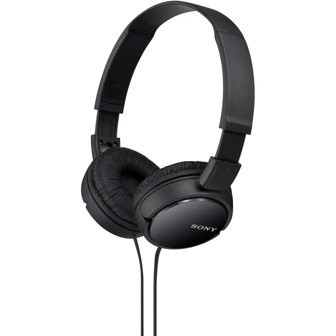 Sony MDR-ZX110 - Auriculares Cerrados Sobre la Oreja Diadema, Almohadillas Cómodas, Jack 3.5 mm, Color Negro