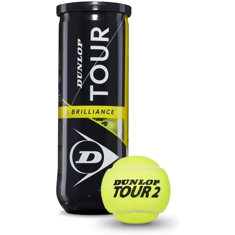 Dunlop 3-ball tennis boat D TB Tour brilance 3PET yellow Color-601326-Dunlop boat