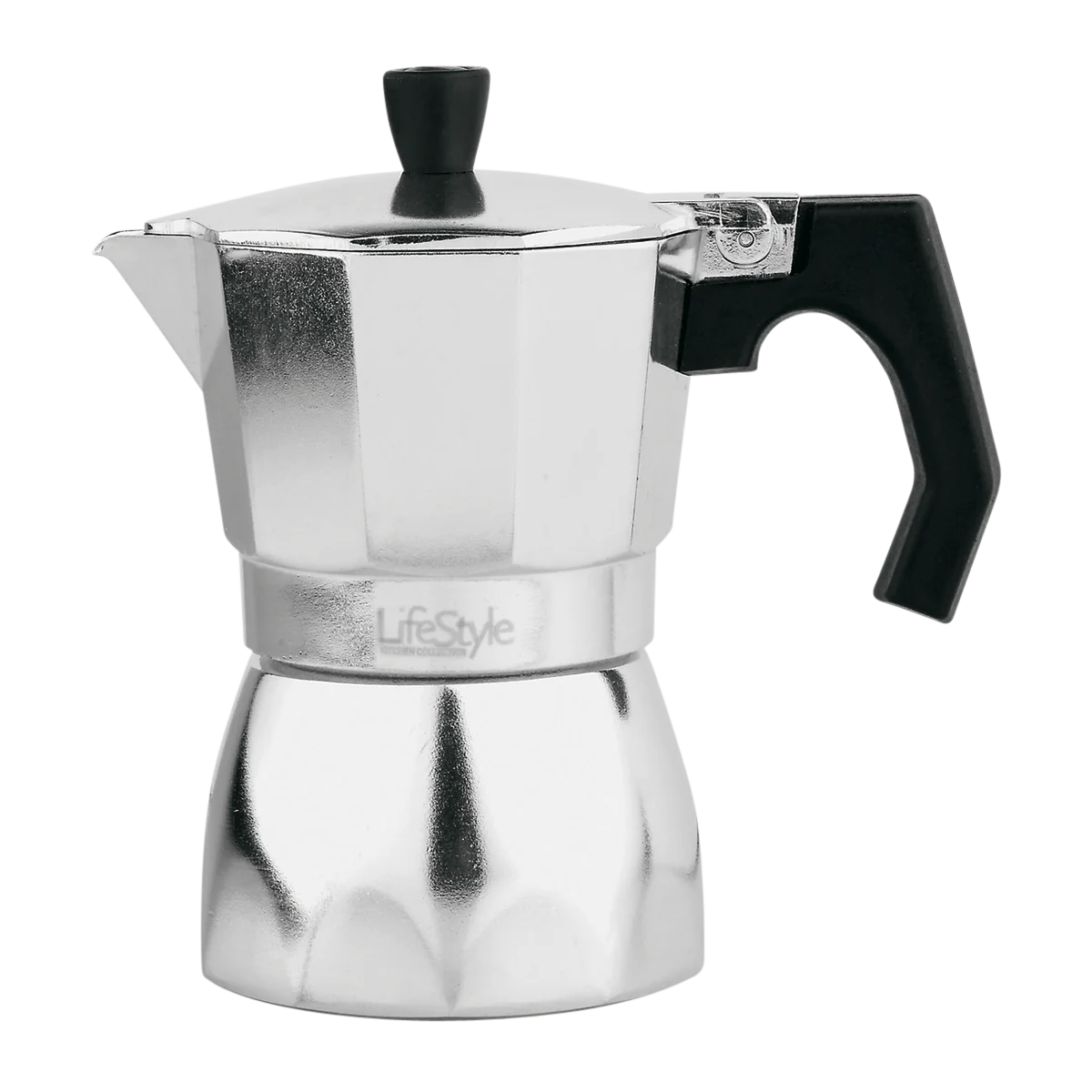 ZYLX SHOPPING - Lifestyle La Italiana - Cafetera Moka de Aluminio | Inducción | 3/6/9/12 Tazas | Espresso Casero
