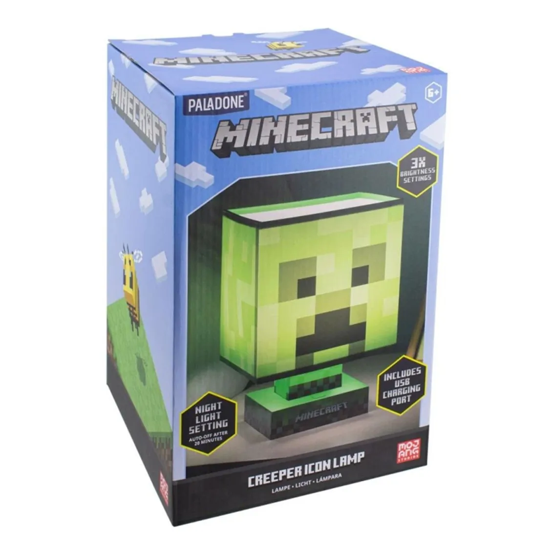 Paladone lamp with minecraft usb charger