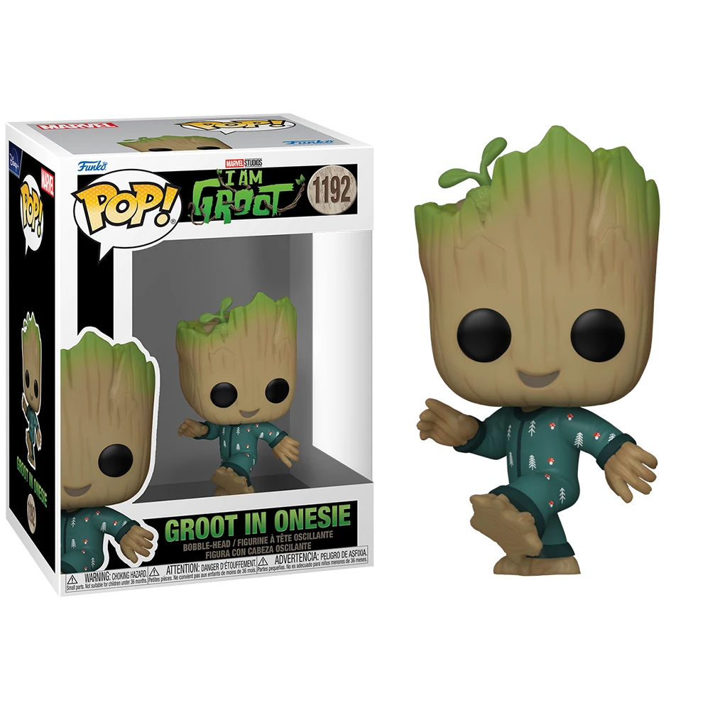 Funko Pop! Yo Soy Groot - Groot con Pijama, 70650, Nº1192