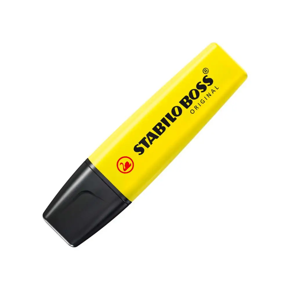 Subrayadores Fluorescentes Stabilo BOSS Original - Amarillo (Caja de 10 Unidades) - Ref. 70/24