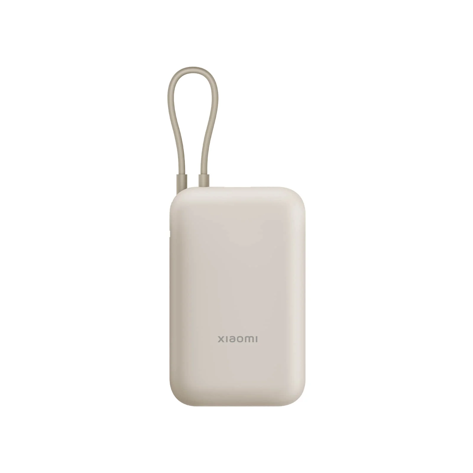 Official | Xiaomi Power Bank 10000mAh (Integrated Cable), Potencia Máxima de 22.5 W, Carga Rápida Bidireccional de Tipo C, Carga Tres Dispositivos Simultáneamente, Nueve Capas de Protección de Seguridad
