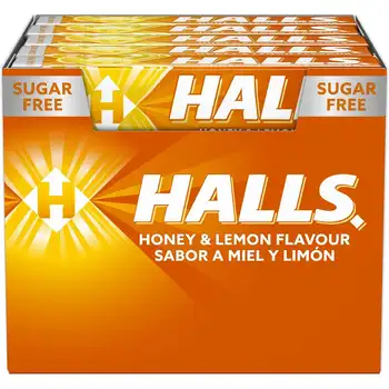 PASTILLAS HALLS MIEL Y LIMÓN