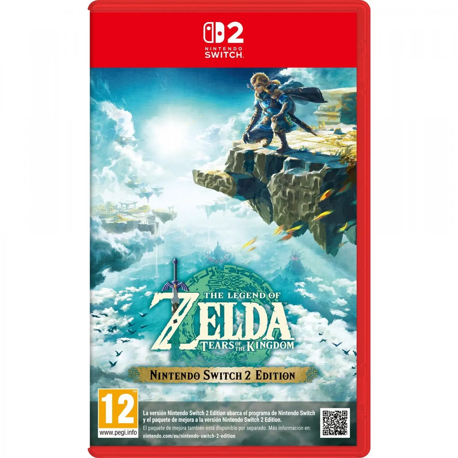 Zelda Tears of the Kingdom - Nintendo Switch 2 - Juego Version ESPAÑA