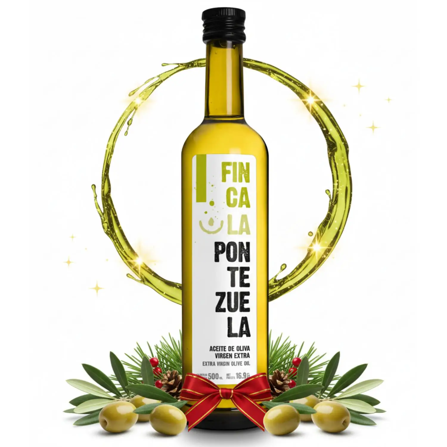Finca La Pontezuela Aceite de Oliva Virgen Extra Picual 500 ml - AOVE Español Intenso y Picante - Mejor Aceite de Oliva 2025 Ideal para Consumo Diario